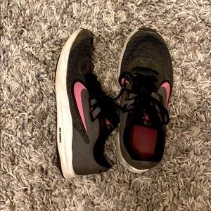 Nike Sneakers w/ Pink Swoosh